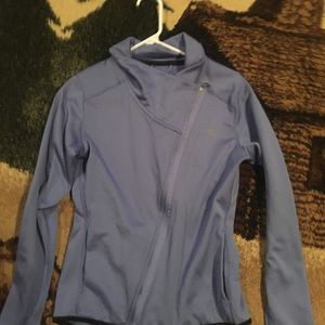 Puma jacket size small purple side zip